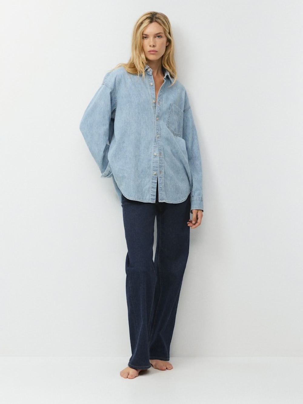 Denim Forum The '80s Comfy Denim Shirt